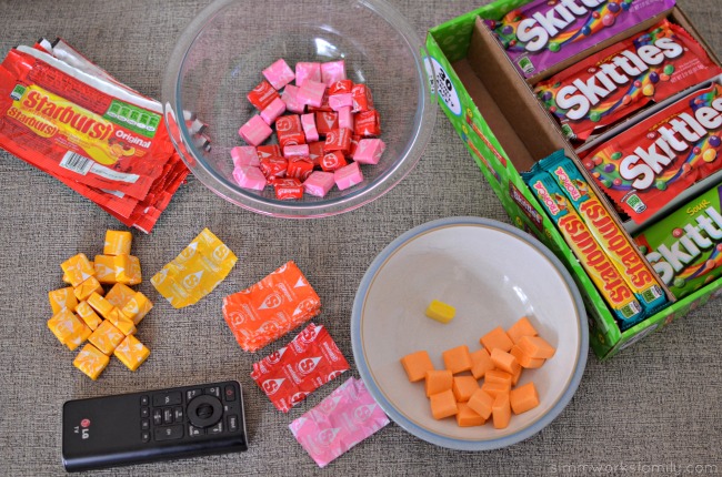 Candy Corn Tablescape A Starburst Wrapper Napkin Ring Tutorial