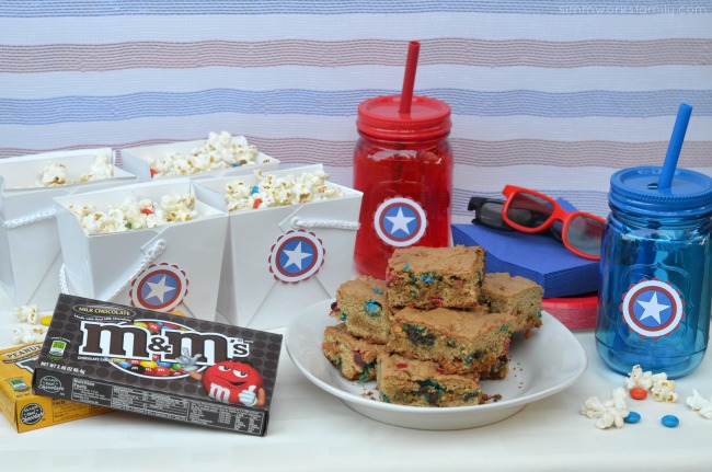 Family Movie Night Snack Recipes and Superhero Spread