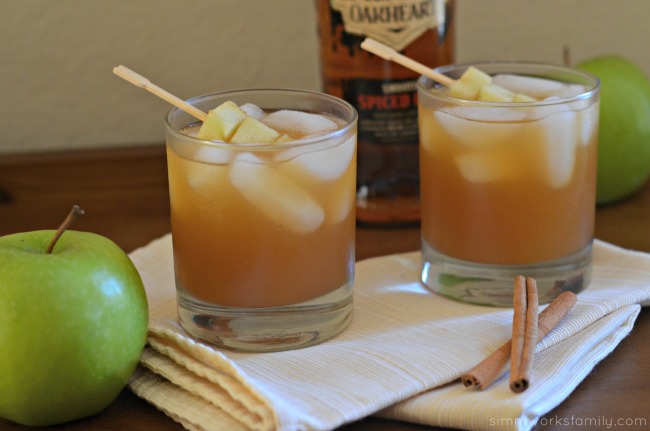 Spiked Apple Cider Drink Recipe - with spiced rum