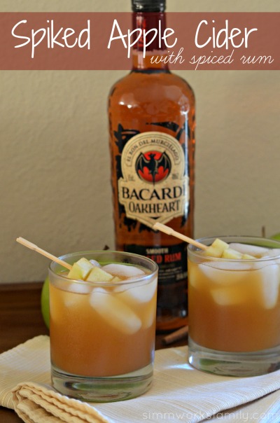 Perfect for Fall: Spiked Apple Cider Drink Recipe with Spiced Rum - A ...