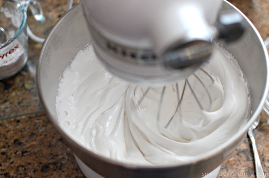 Cinnamon Marshmallow Recipe whipping mixture