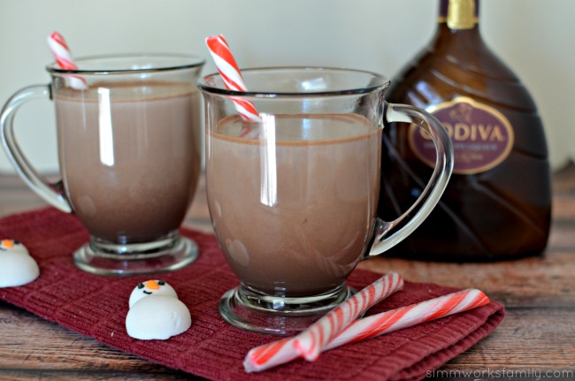 Grown Up Hot Chocolate Drink Recipe for Girls Night #SweetNLowStars