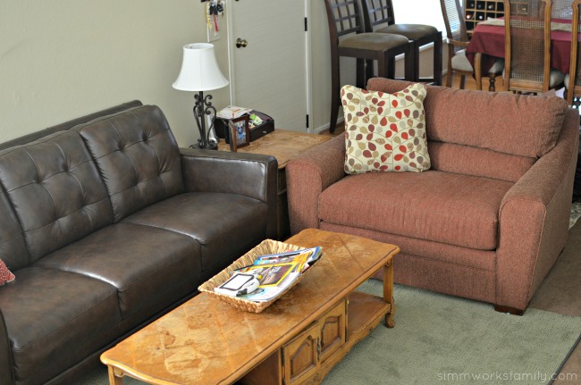 Living Room Decor Ideas - mixing old furniture with new