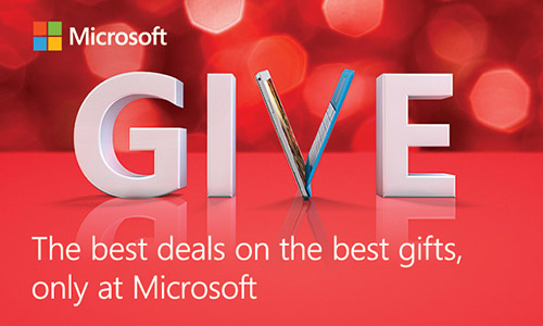 Microsoft Give - the Best Deals only at Microsoft