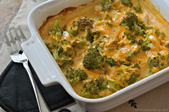 Cheesy Chicken and Broccoli with Campbell's Cheesy Broccoli Oven Sauce