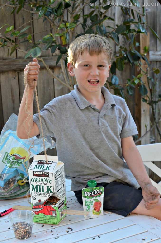 DIY Milk Carton Bird Feeder After School Activities for Kids - large