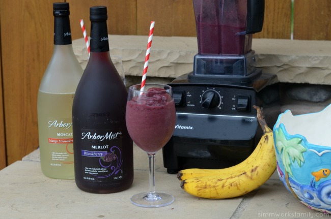 Boozy Smoothies with Blackberry Arbor Mist