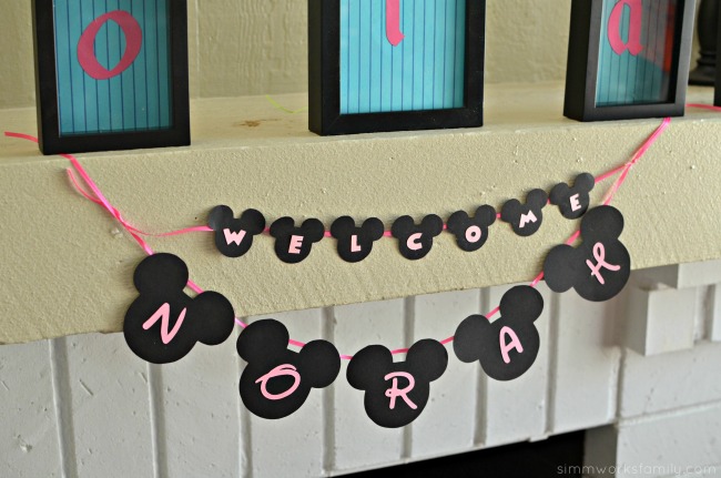 Disney Baby Shower Games - Welcome Sign