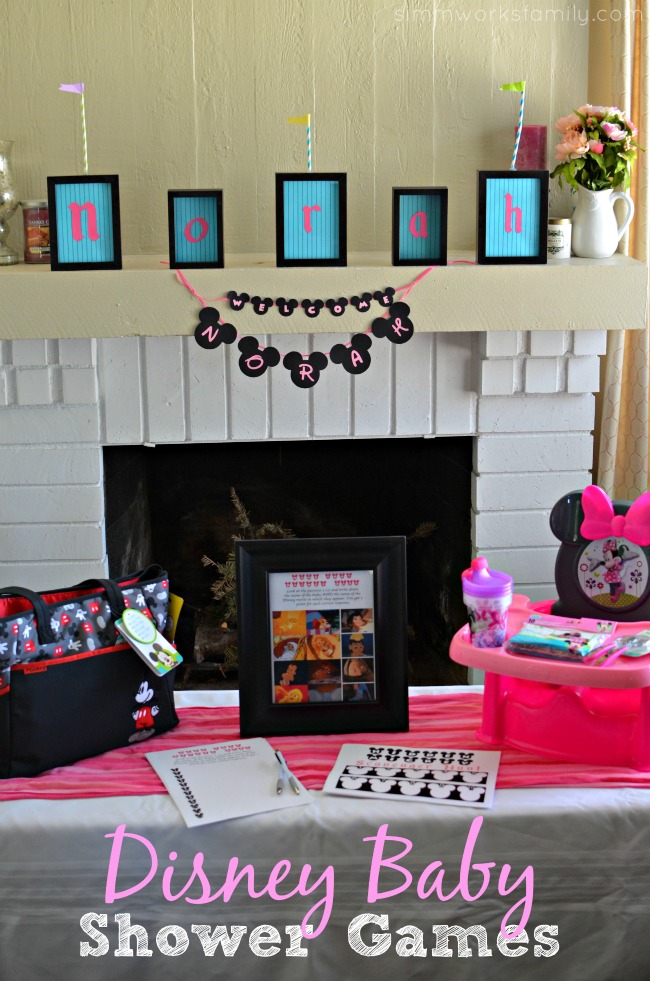 Disney Baby Shower Games