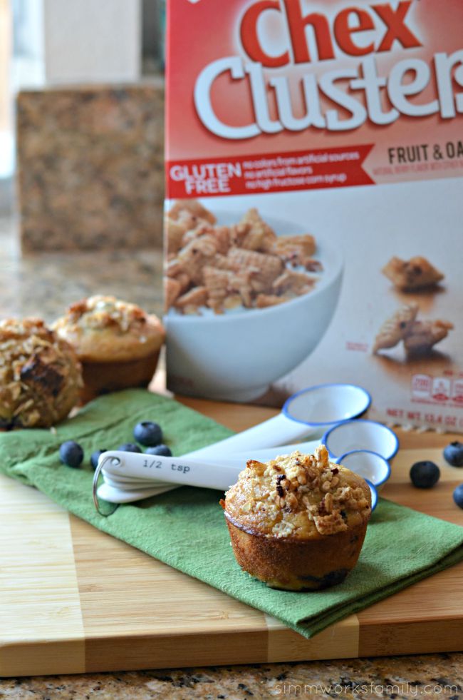 Chex Blueberry Granola Muffins