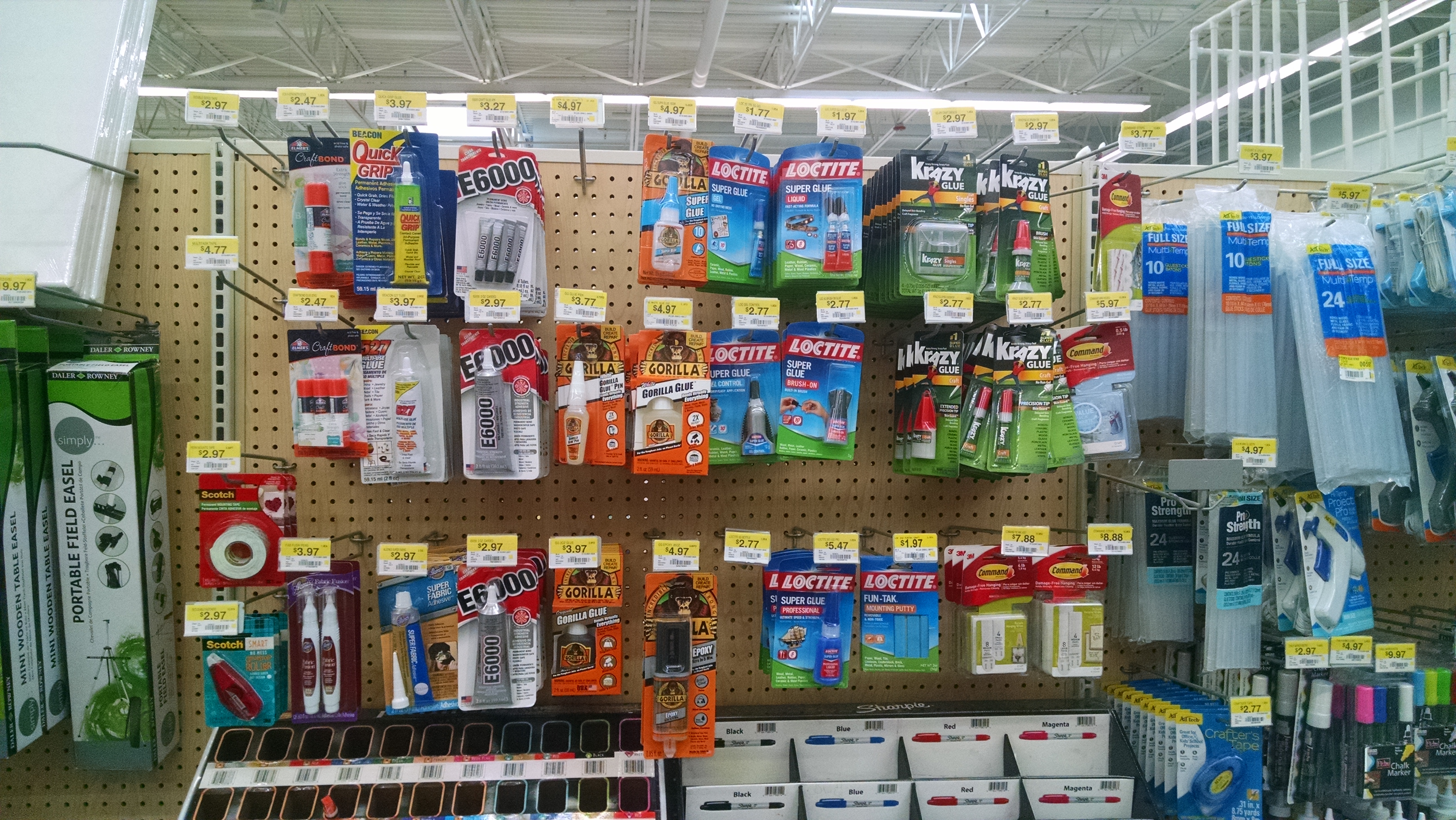 Command and Scotch products at Walmart