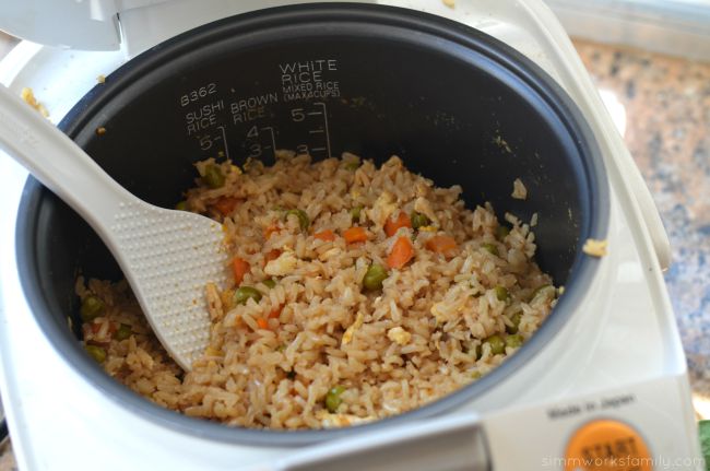Date Night At Home Rice Cooker Fried Rice
