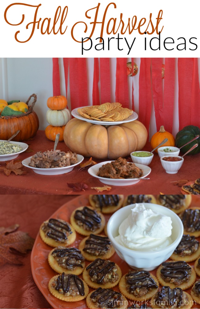 Fall Harvest Party Ideas - a simple spread perfect for any holiday get together