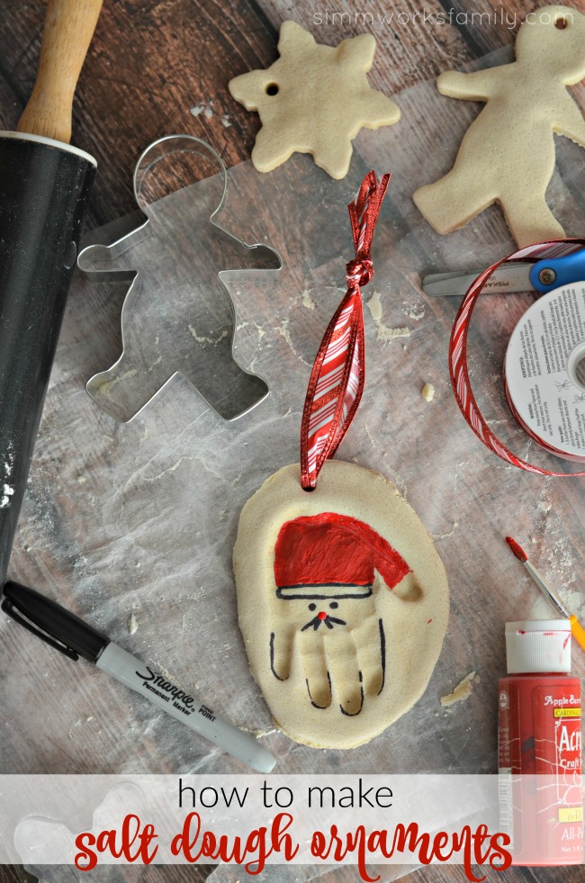 How To Make Salt Dough Ornaments - a simple craft for kids of any age