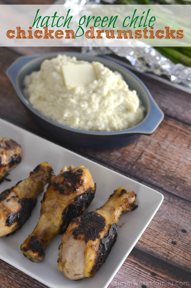 Keto Friendly Grilling Meals- Hatch Green Chile Chicken Drumsticks