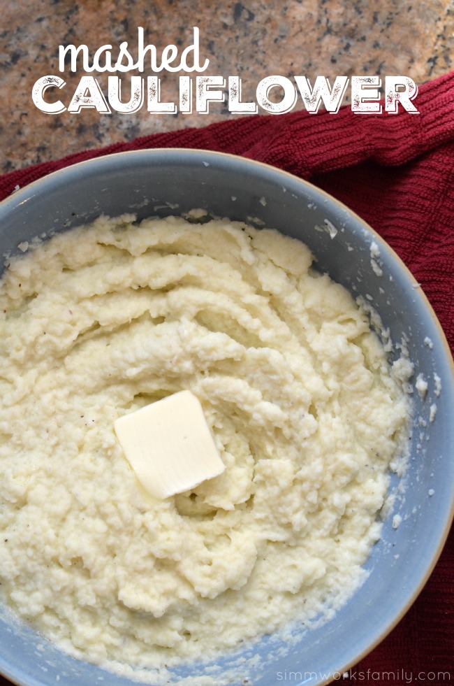 Mashed Cauliflower - the perfect keto friendly side dish to any meal!