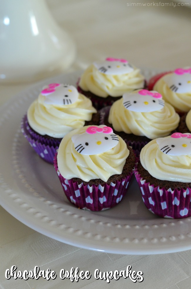 Chocolate Coffee Cupcakes with Cream Cheese Frosting