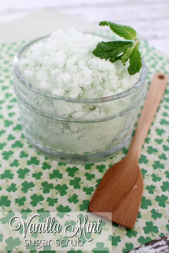 Vanilla Mint Sugar Scrub