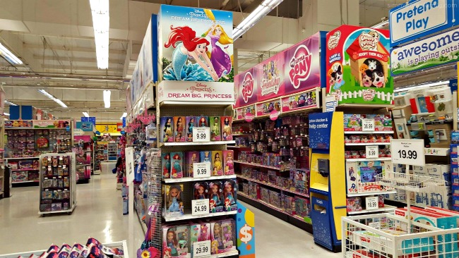 Dream Big Princess Display at Toys R Us