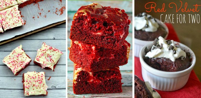 Red Velvet Desserts with a twist