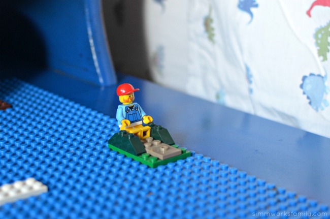 DIY LEGO Side Table - A Crafty Spoonful