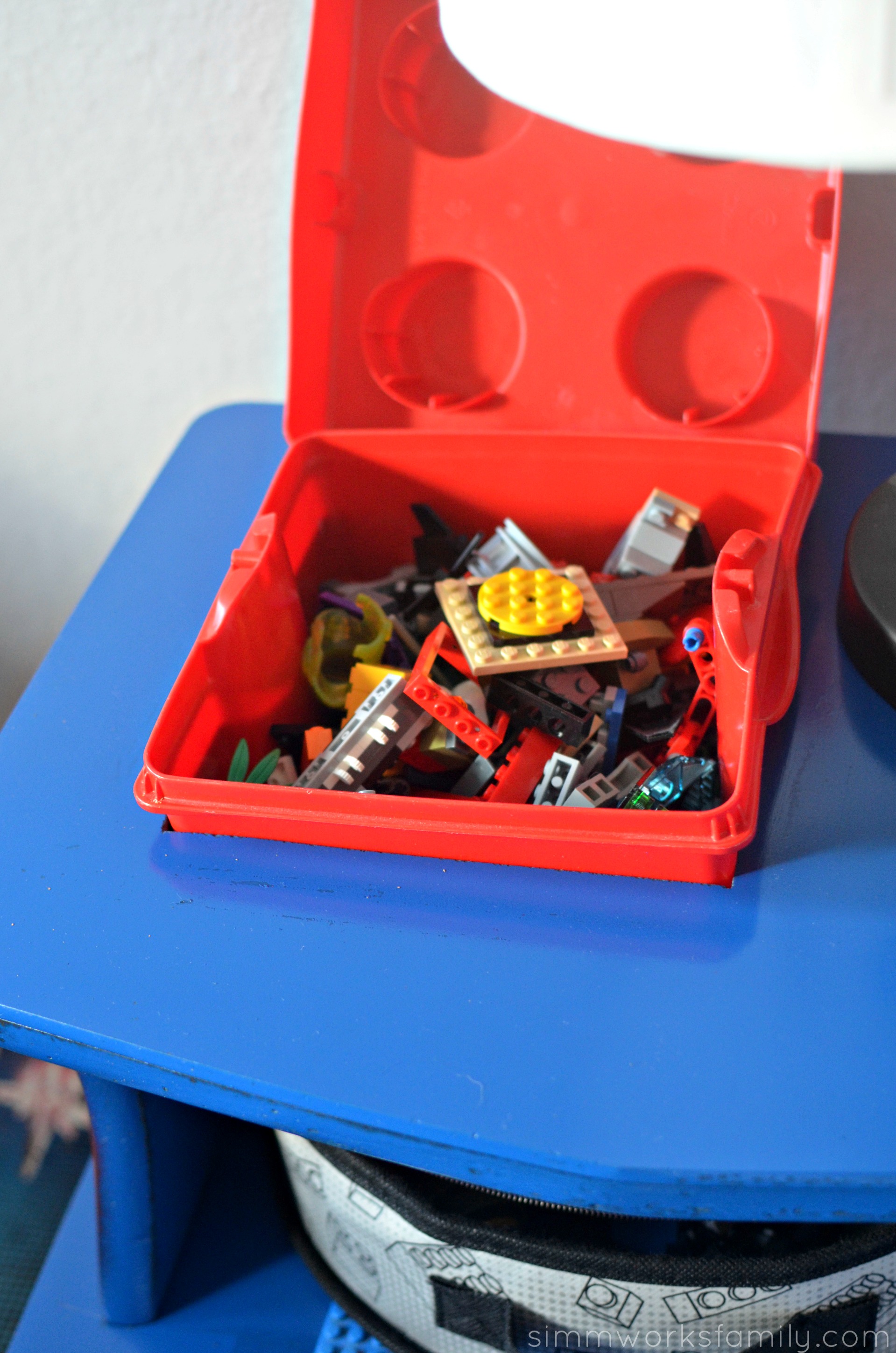 DIY Lego Side Table - built in LEGO box