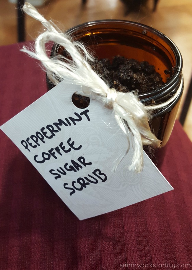 Peppermint Coffee Sugar Scrub