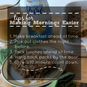 Tips for Making Mornings Easier