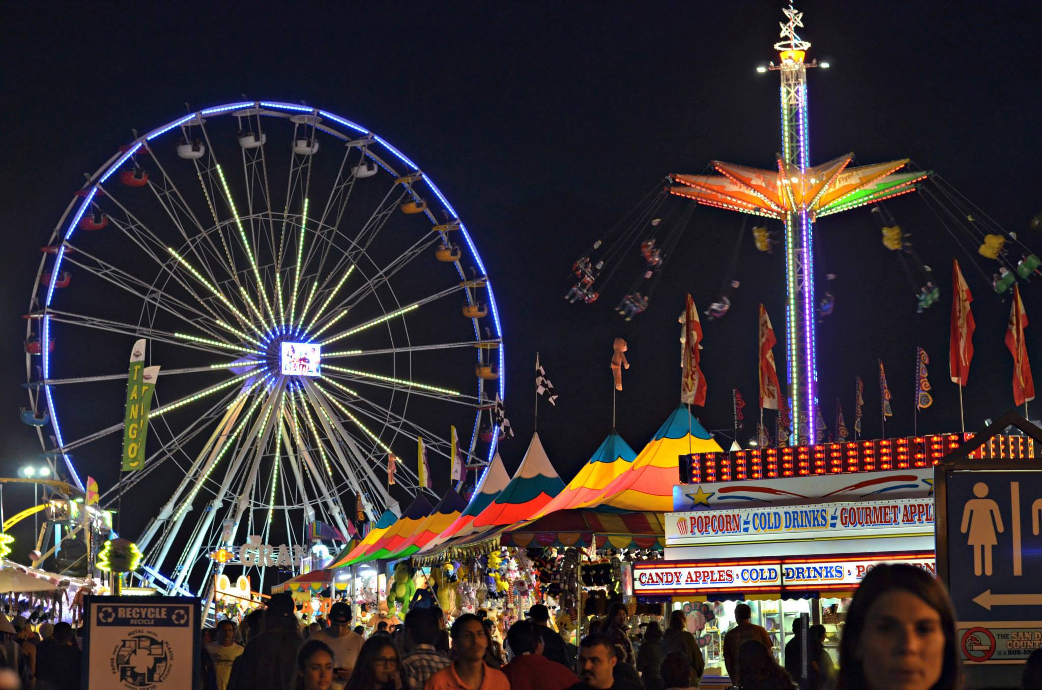 Ways to Save At the San Diego County Fair - enjoying the fair skyline