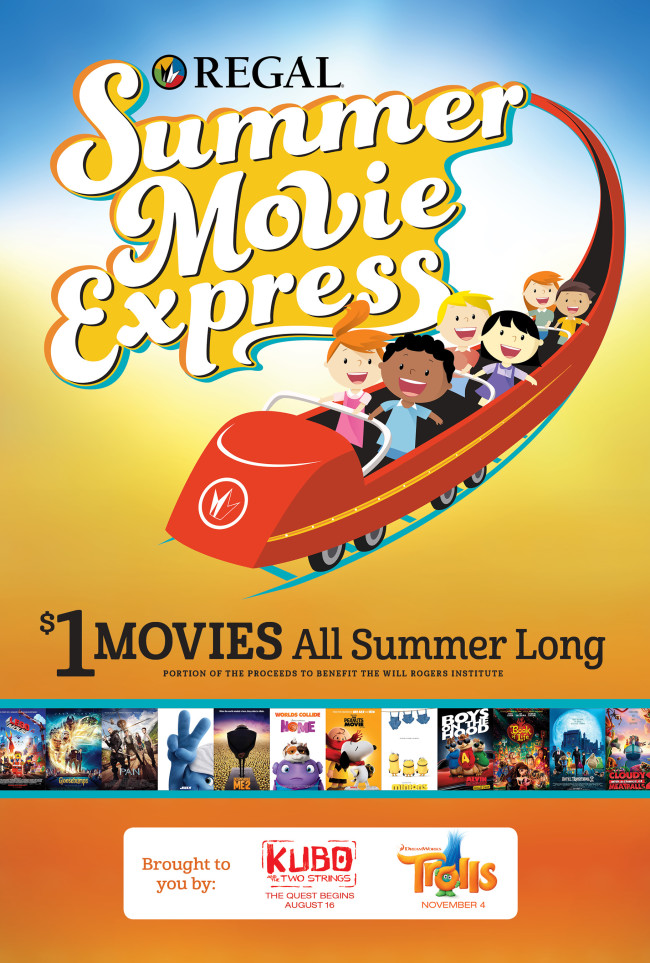 Summer Movie Express Regal Cinemas; Image Source: Regal Entertainment Group