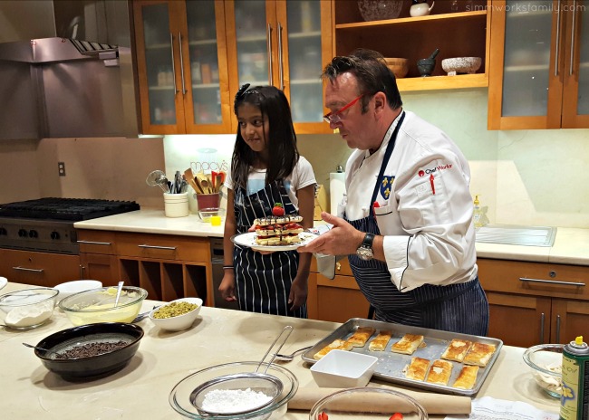 Chef Guillas' Strawberry Napoleon demo at Macy's