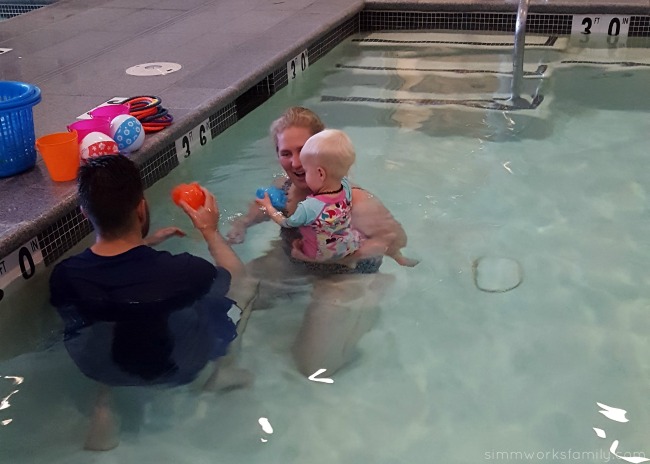 Why You Shouldn't Stop Swim Lessons After Summer - getting used to the water