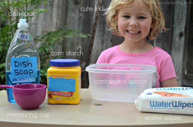 2-Ingredient Silly Putty supplies