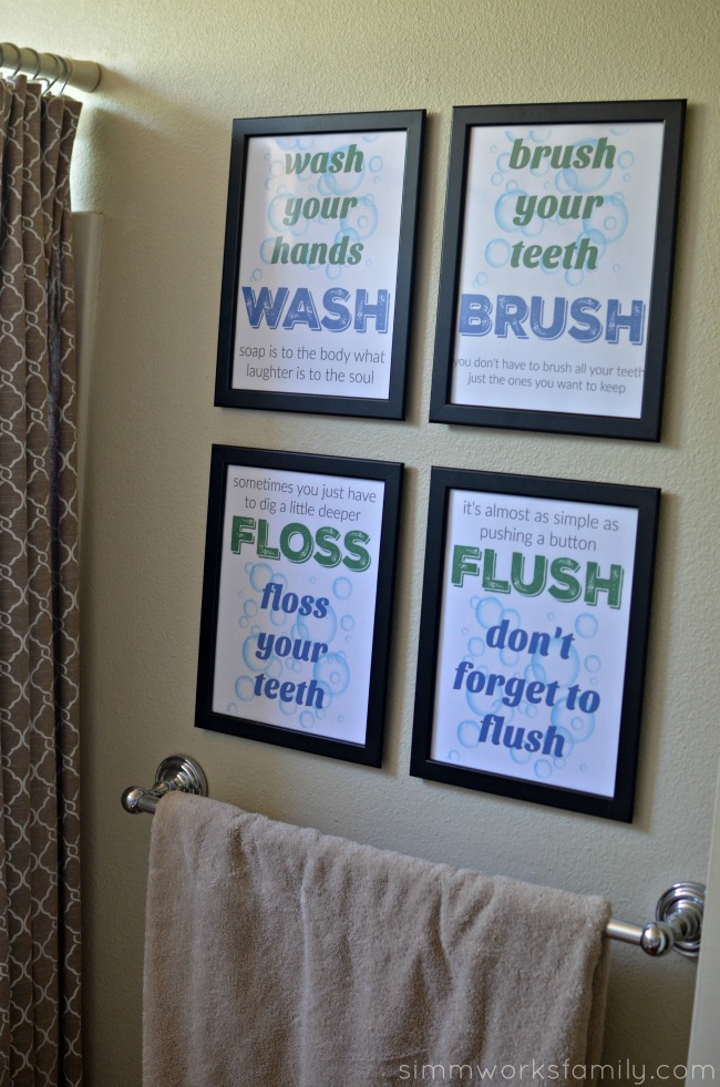 4 Tips For Cold and Flu Prevention plus a Free Bathroom Printable