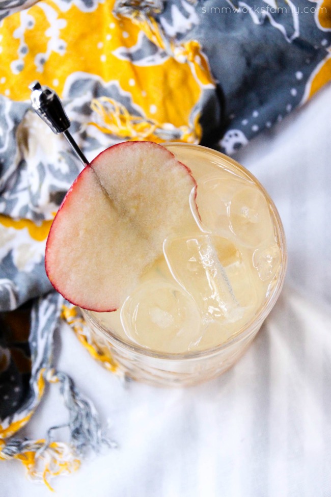 Apple Ginger Screwdriver - a refreshing fall beverage