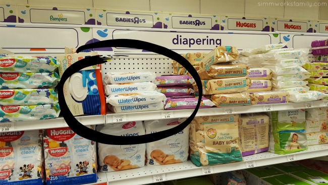 Water Wipes at Babies R Us