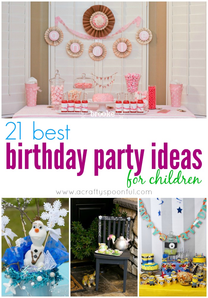 21 Birthday Party Activities for Kids