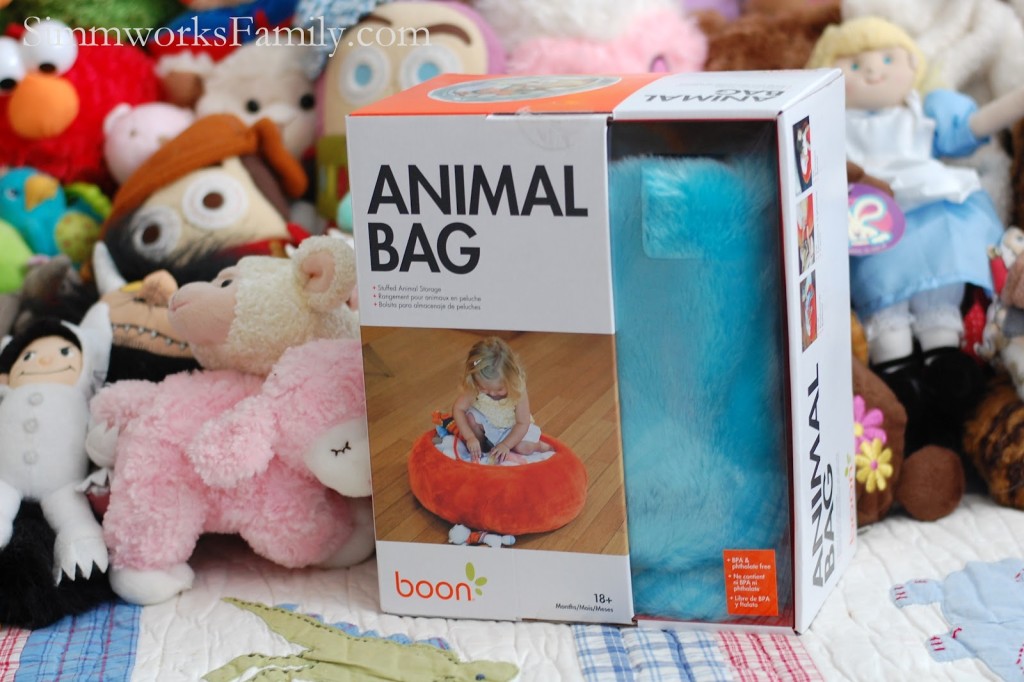 boon animal bag stuffed animal storage