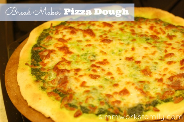 Bread Maker Pizza Dough Dinner Recipe - A Crafty Spoonful
