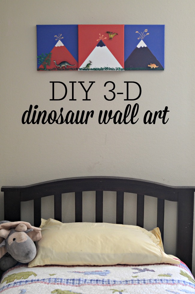 3-D Dinosaur Wall Art