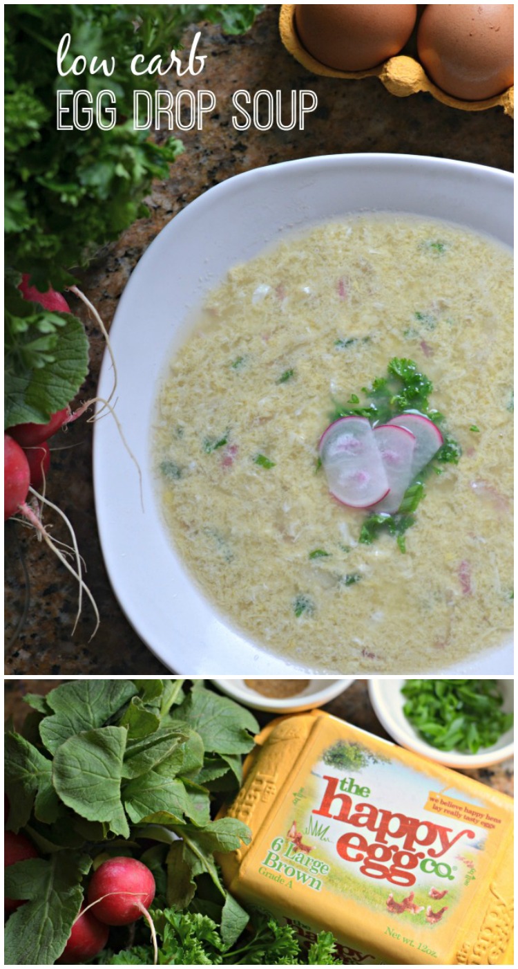 Need the perfect meal to warm you up and make you feel better when you're sick? This low carb egg drop soup is keto friendly and delicious!