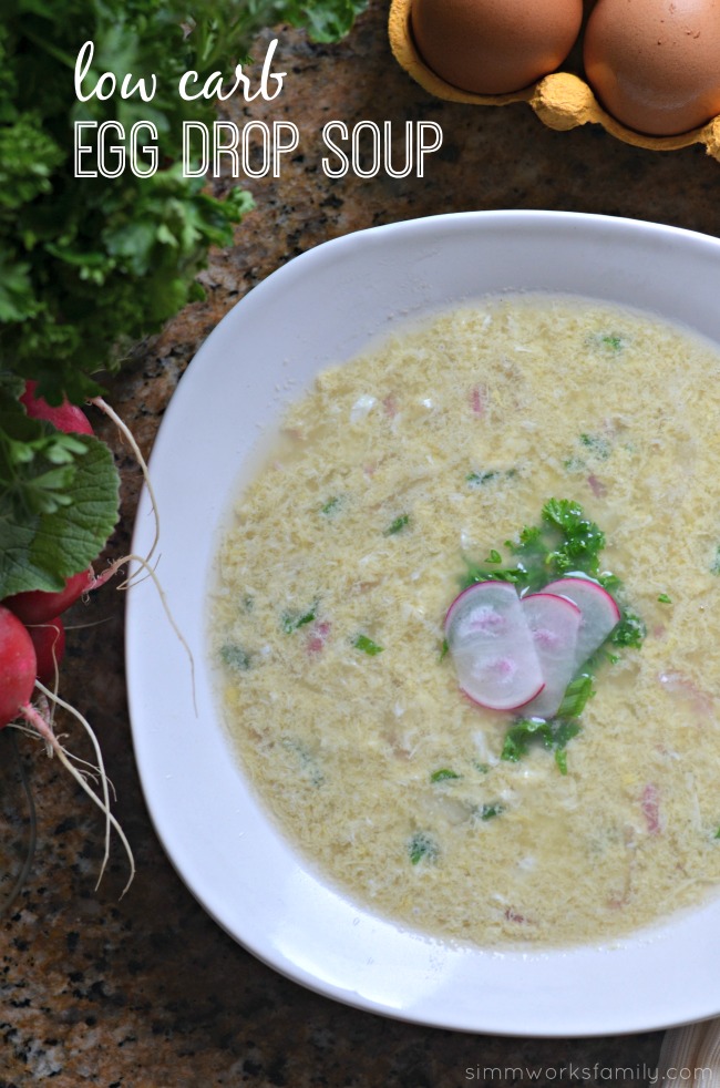 Low Carb Egg Drop Soup to Soothe the Soul - A Crafty Spoonful