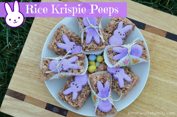 4 crafty chicks The Easter Peeps Treat  Treats  Perfect Sweet Krispie Rice