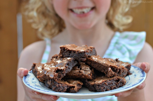 Classic Homemade Brownies The Kids Can Make A Crafty Spoonful