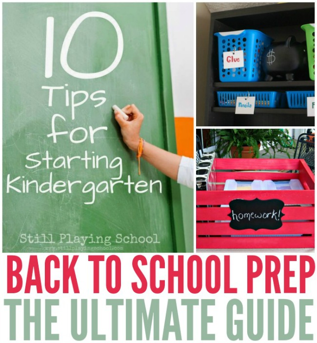 Kids heading back to school? These top tips for back to school prep are the ultimate guide in preparing for all the things needed in the new school year!
