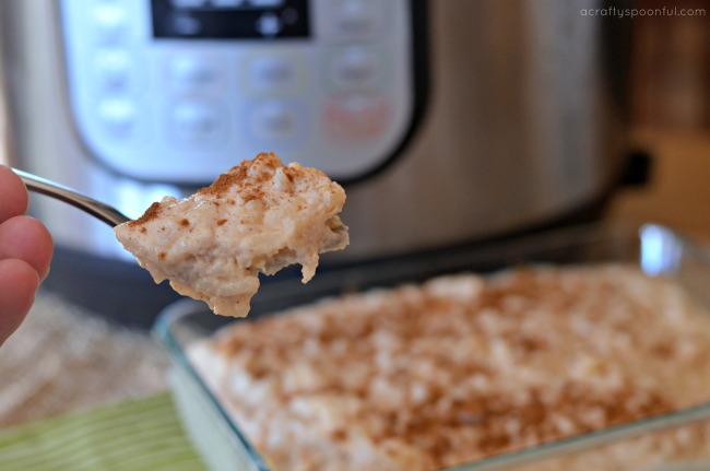 Instant Pot Mexican Rice Pudding - A Crafty Spoonful