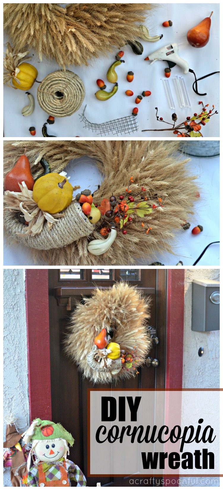 Thanksgiving Cornucopia Door Décor